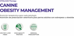 VitalCan Alimentación Medicada^Therapy Canine Obesity Management 15kg