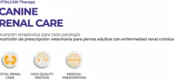VitalCan Alimentación Medicada^Therapy Canine Renal Care 2kg