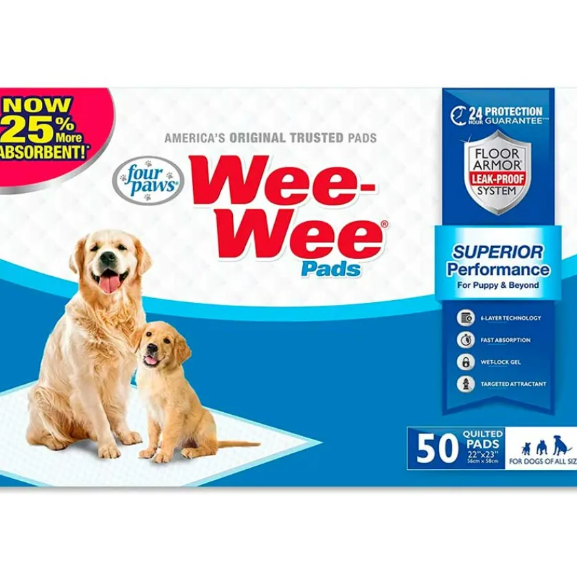 Fit Formula Carpetas De Entrenamiento | Adultos (1 A 7 Años)^Wee Wee Four Paws Dogs Pee Pads 50 Un