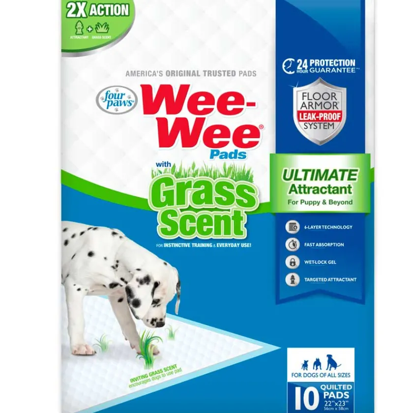 Fit Formula Adiestramiento | Senior (+7 Años)^wee-wee four paws grass scent pads 10 un