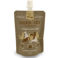 Winga Húmedos | Galletas^Chicken Fiesta Snack para Gatos 90gr