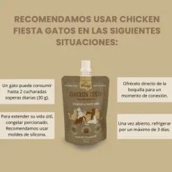 Winga Húmedos | Galletas^Chicken Fiesta Snack para Gatos 90gr