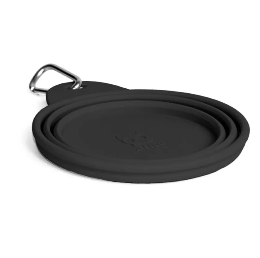 ZeeDog Comederos Y Bebederos^Plato Go Bowl Black