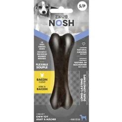 Zeus Juguetes | Dentales^Nosh Hueso Flex para Perros Cachorros Sabor Tocino